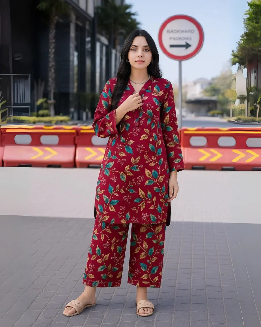Floral Prints Summer 2025 – 2 Piece Digital Printed Shirt & Trouser