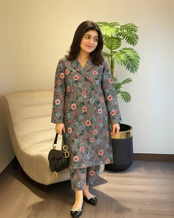 Floral Prints Summer 2025 – 2 Piece Digital Printed Shirt & Trouser