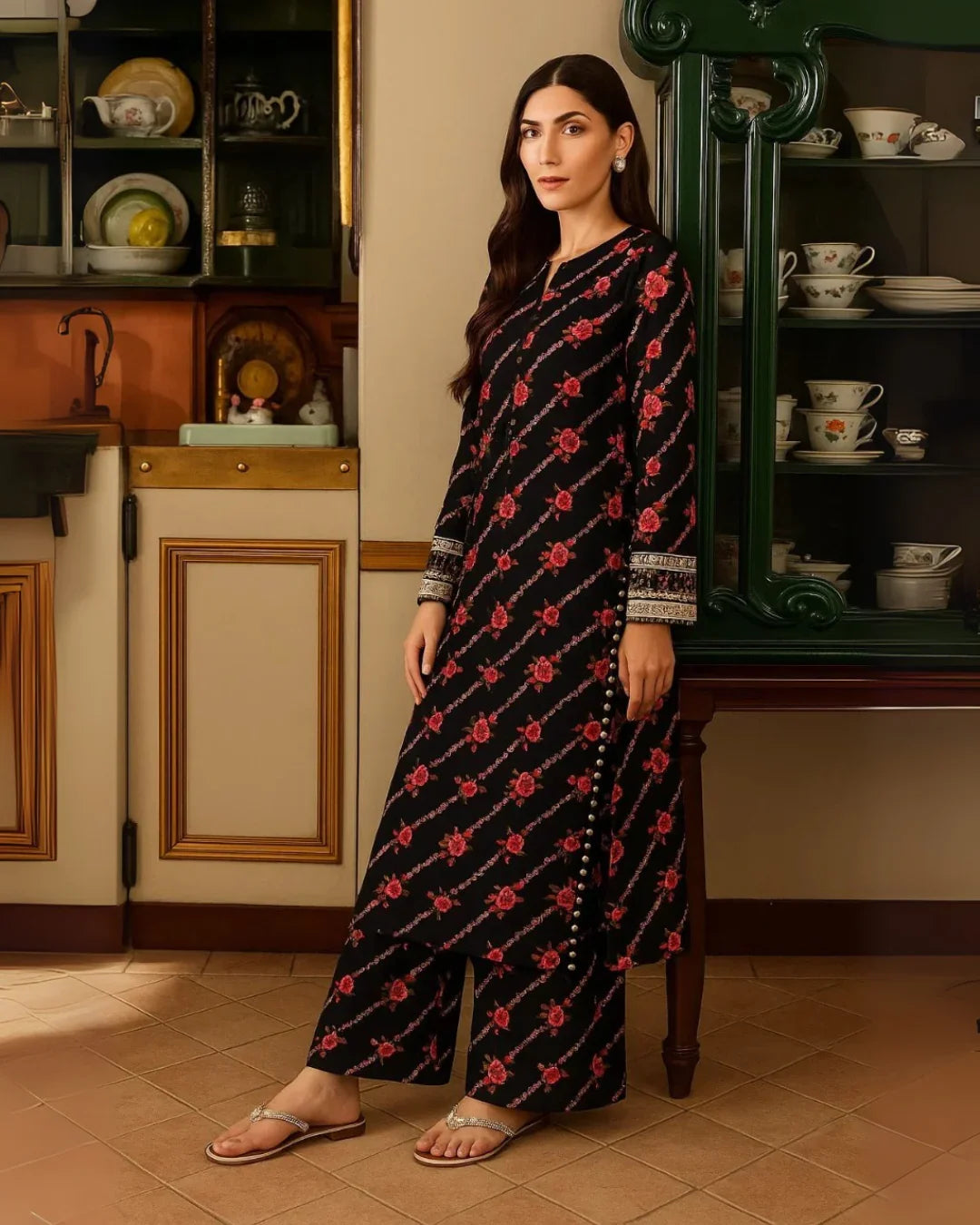 Floral Prints Summer 2025 – 2 Piece Digital Printed Shirt &amp; Trouser