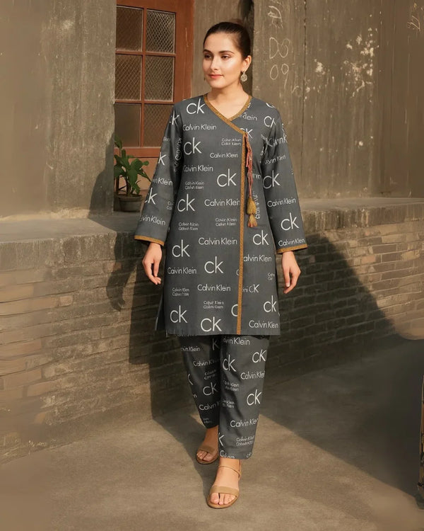 Floral Prints Summer 2025 – 2 Piece Digital Printed Shirt &amp; Trouser