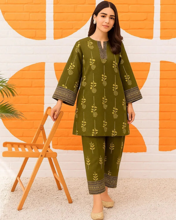 Floral Prints Summer 2025 – 2 Piece Digital Printed Shirt & Trouser