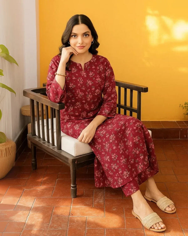 Floral Prints Summer 2025 – 2 Piece Digital Printed Shirt & Trouser