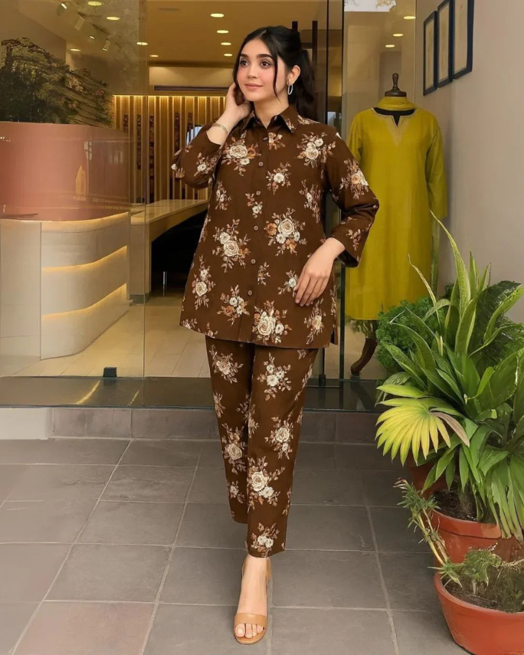 Floral Prints Summer 2025 – 2 Piece Digital Printed Shirt &amp; Trouser