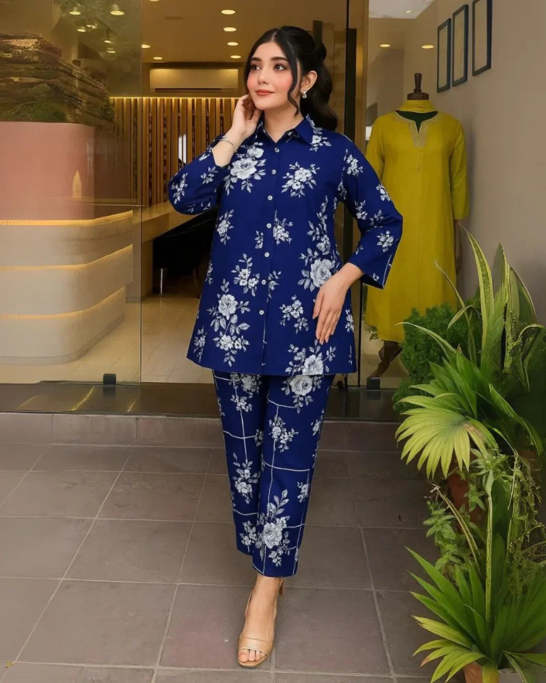 Floral Prints Summer 2025 – 2 Piece Digital Printed Shirt &amp; Trouser