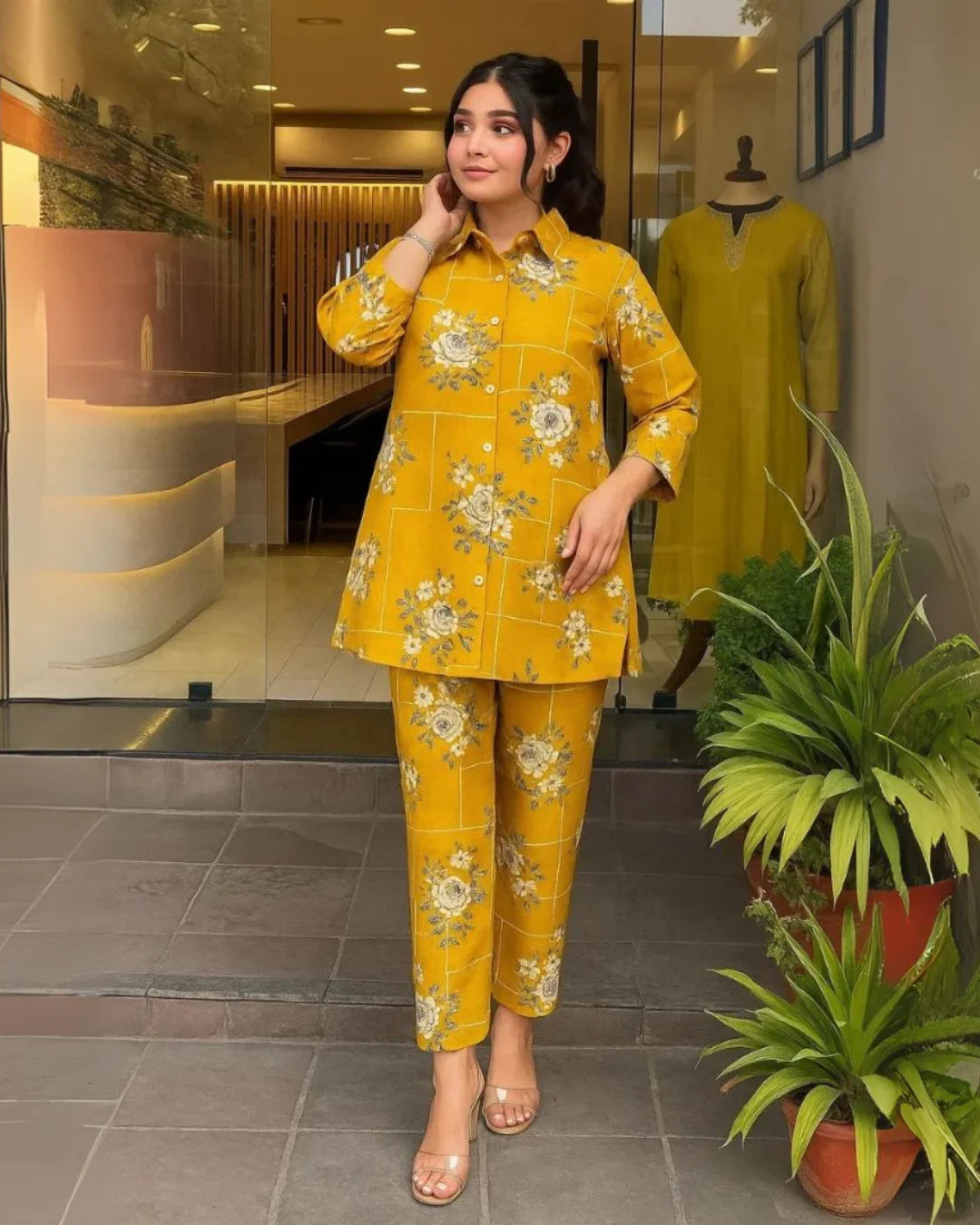 Floral Prints Summer 2025 – 2 Piece Digital Printed Shirt &amp; Trouser