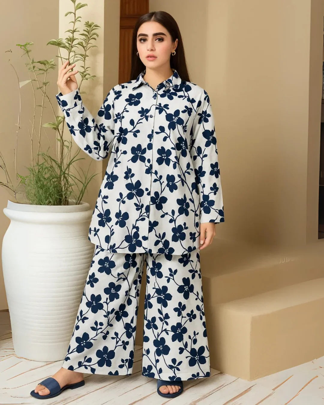 Floral Prints Summer 2025 – 2 Piece Digital Printed Shirt & Trouser