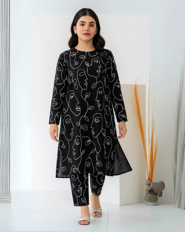 Floral Prints Summer 2025 – 2 Piece Digital Printed Shirt & Trouser