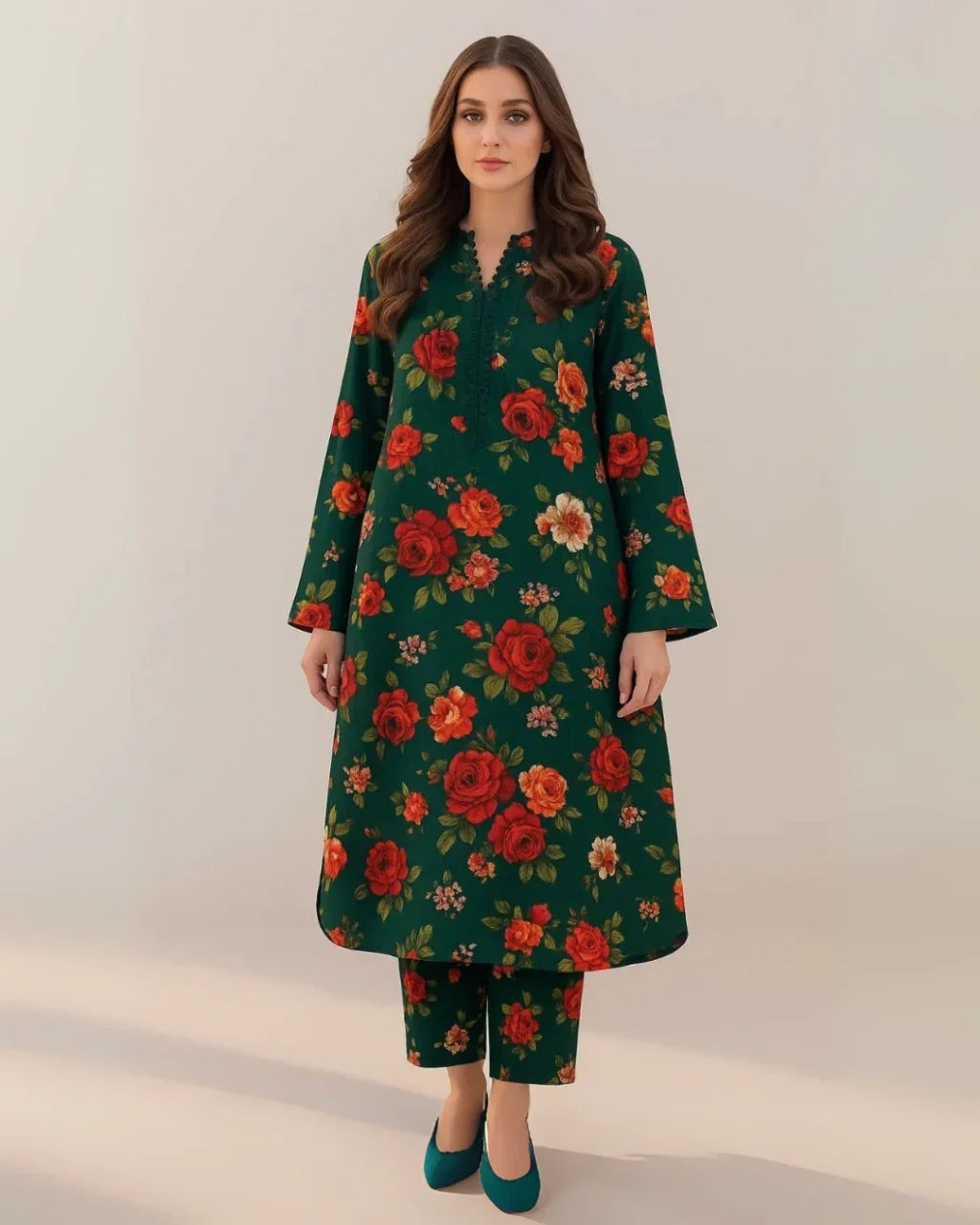 Floral Prints Summer 2025 – 2 Piece Digital Printed Shirt & Trouser